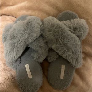 Furry slippers